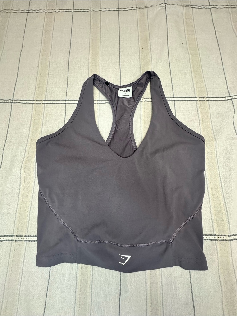 Gymshark Purple Racerback Support Crop Bra